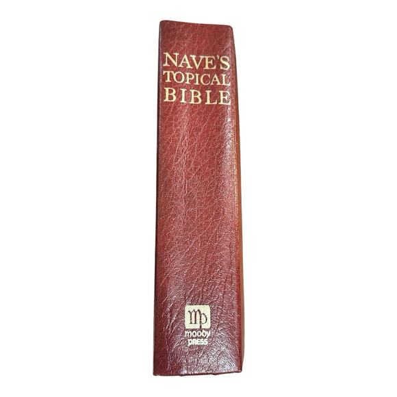 Other - Nave’s Topical Bible Revised Edition 1974 Moody Press Burgundy Hardcover USA